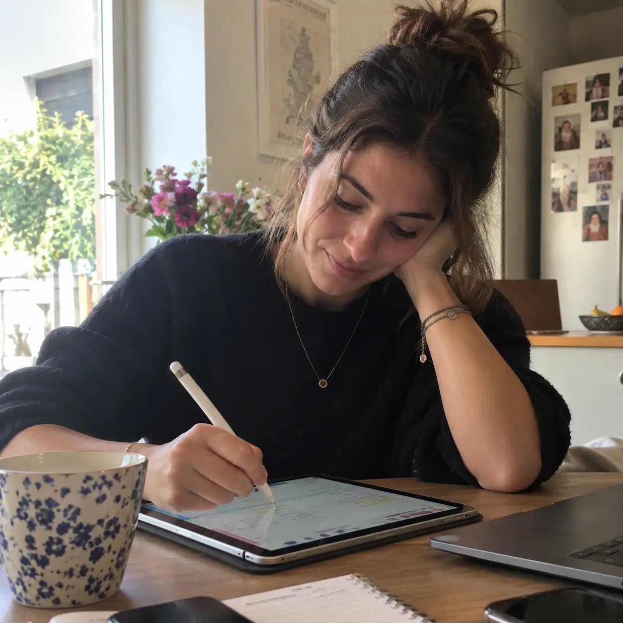 Planner in use